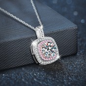 LMZJ088-莫桑鑽925銀項鍊