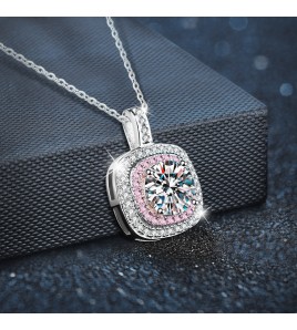 LMZJ088-莫桑鑽925銀項鍊