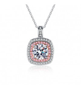 LMZJ088-莫桑鑽925銀項鍊