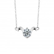 LMZJ089-莫桑鑽1克拉莫桑鑽項鍊