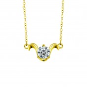 LMZJ089-莫桑鑽1克拉莫桑鑽項鍊