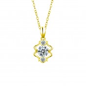 LMZJ089-莫桑鑽1克拉莫桑鑽項鍊