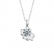 LMZJ089-莫桑鑽1克拉莫桑鑽項鍊