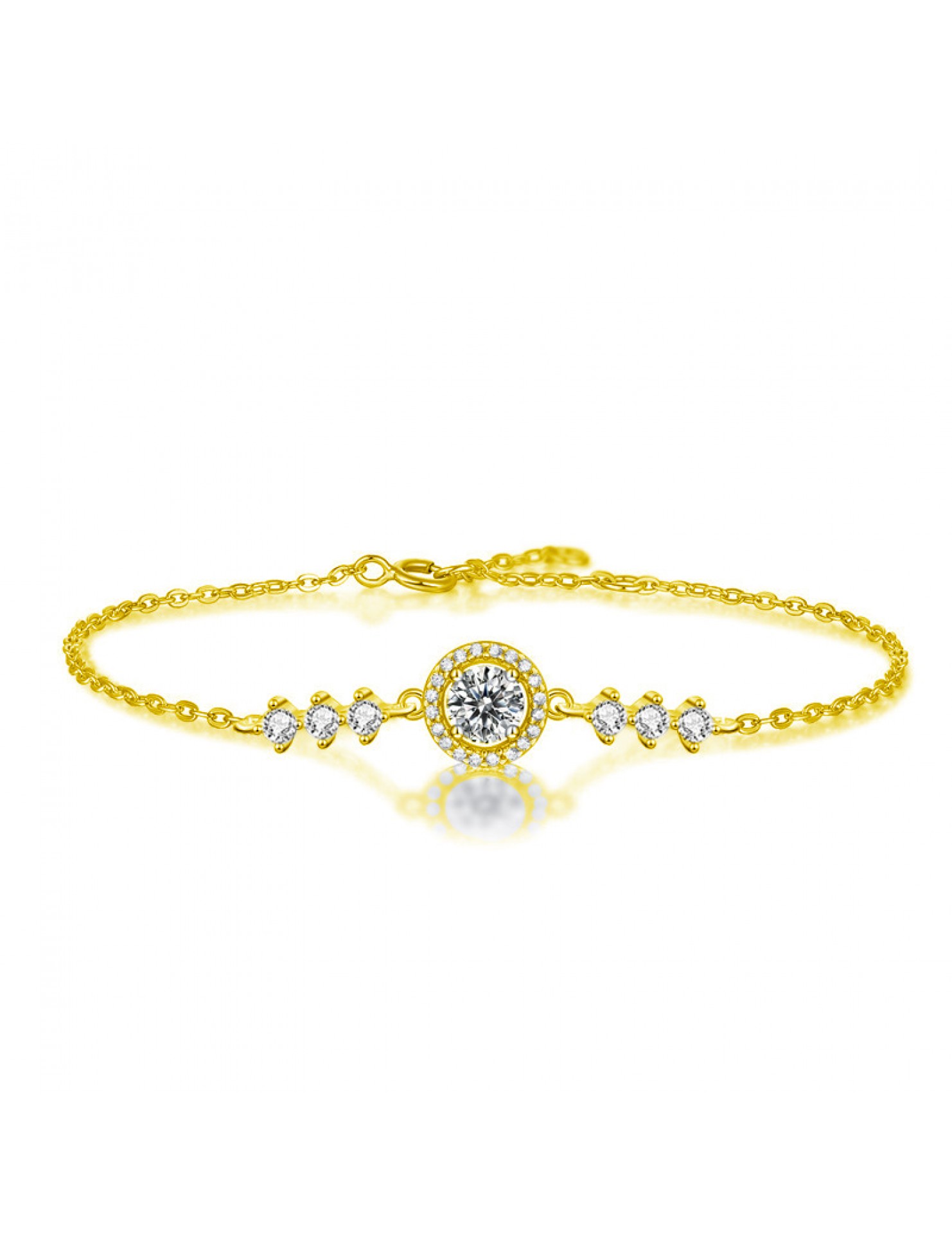 LMZJ009-莫桑鑽925銀手鏈