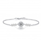 LMZJ009-莫桑鑽925銀手鏈