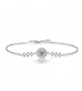 LMZJ009-莫桑鑽925銀手鏈