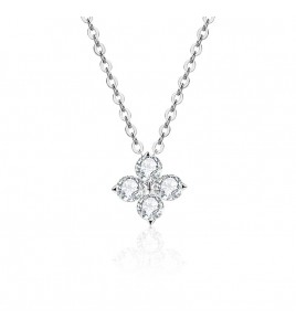 LMZJ092-莫桑鑽40分莫桑鑽（單顆3mm）項鍊