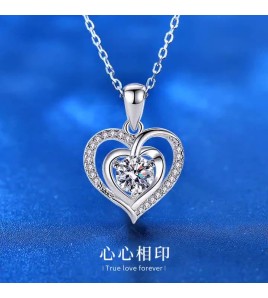 LMZJ093-莫桑鑽925銀項鍊