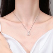 LMZJ096-莫桑鑽925銀項鍊