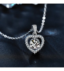 LMZJ097-莫桑鑽925銀項鍊