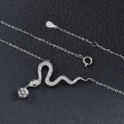 LMZJ099-莫桑鑽50分莫桑鑽項鍊