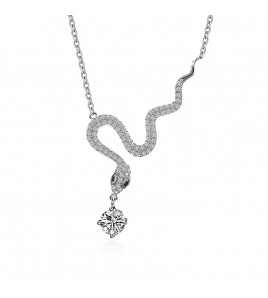 LMZJ099-莫桑鑽50分莫桑鑽項鍊