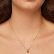 LMZJ100-莫桑鑽34分莫桑鑽項鍊