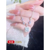 LMZJ103-莫桑鑽925銀項鍊