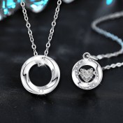 LMZJ104-莫桑鑽925銀項鍊