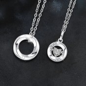 LMZJ104-莫桑鑽925銀項鍊