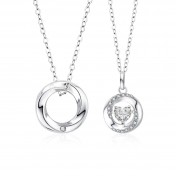 LMZJ104-莫桑鑽925銀項鍊