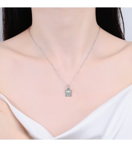 LMZJ105-莫桑鑽925銀項鍊