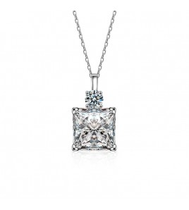 LMZJ105-莫桑鑽925銀項鍊