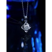 LMZJ106-莫桑鑽925銀項鍊