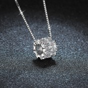 LMZJ107-莫桑鑽925銀項鍊