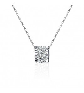 LMZJ107-莫桑鑽925銀項鍊