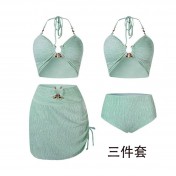 LSPKZ251115 LYCKA 韓版分體泳衣