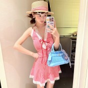 LSPKZ251117 LYCKA 韓版分體泳衣