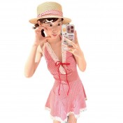 LSPKZ251117 LYCKA 韓版分體泳衣