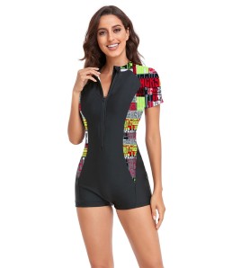 LYX23103LYCKA 歐美風格連體衝浪泳衣