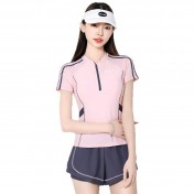 LKZ250160 LYCKA Korean Style Two Pieces Set Swimwear