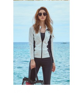 LKZ250163 LYCKA Korean Style Rash Guard Swimwear 