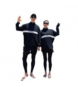 LKZ250173 LYCKA Korean Style Rash Guard Swimwear 