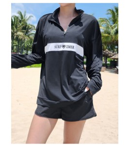LKZ250173 LYCKA Korean Style Rash Guard Swimwear 