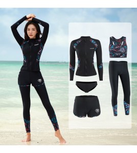 LKZ250178 LYCKA Korean Style Rash Guard Swimwear 