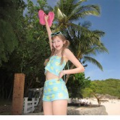 LKZ250182 LYCKA Korean Style Bikini Swimwear 