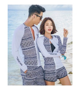 LKZ250191 LYCKA Korean Style Rash Guard Swimwear 