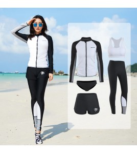 LKZ250192 LYCKA Korean Style Rash Guard Swimwear 