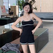 LKZ250202 LYCKA Korean Style One Piece Swimwear 