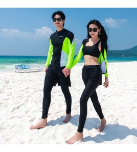 LKZ250207 LYCKA Korean Style Rash Guard Swimwear 