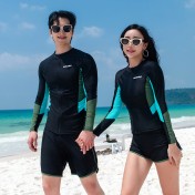 LKZ250208 LYCKA Korean Style Rash Guard Swimwear 