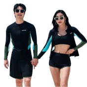 LKZ250208 LYCKA Korean Style Rash Guard Swimwear 