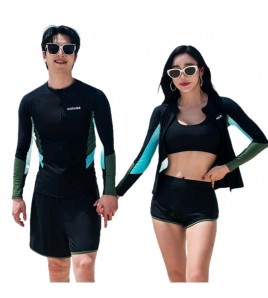LKZ250208 LYCKA Korean Style Rash Guard Swimwear 