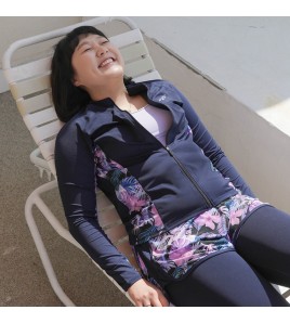 LKZ250225 LYCKA Korean Style Rash Guard Swimwear 