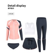 LKZ250230 LYCKA Korean Style Rash Guard Swimwear 