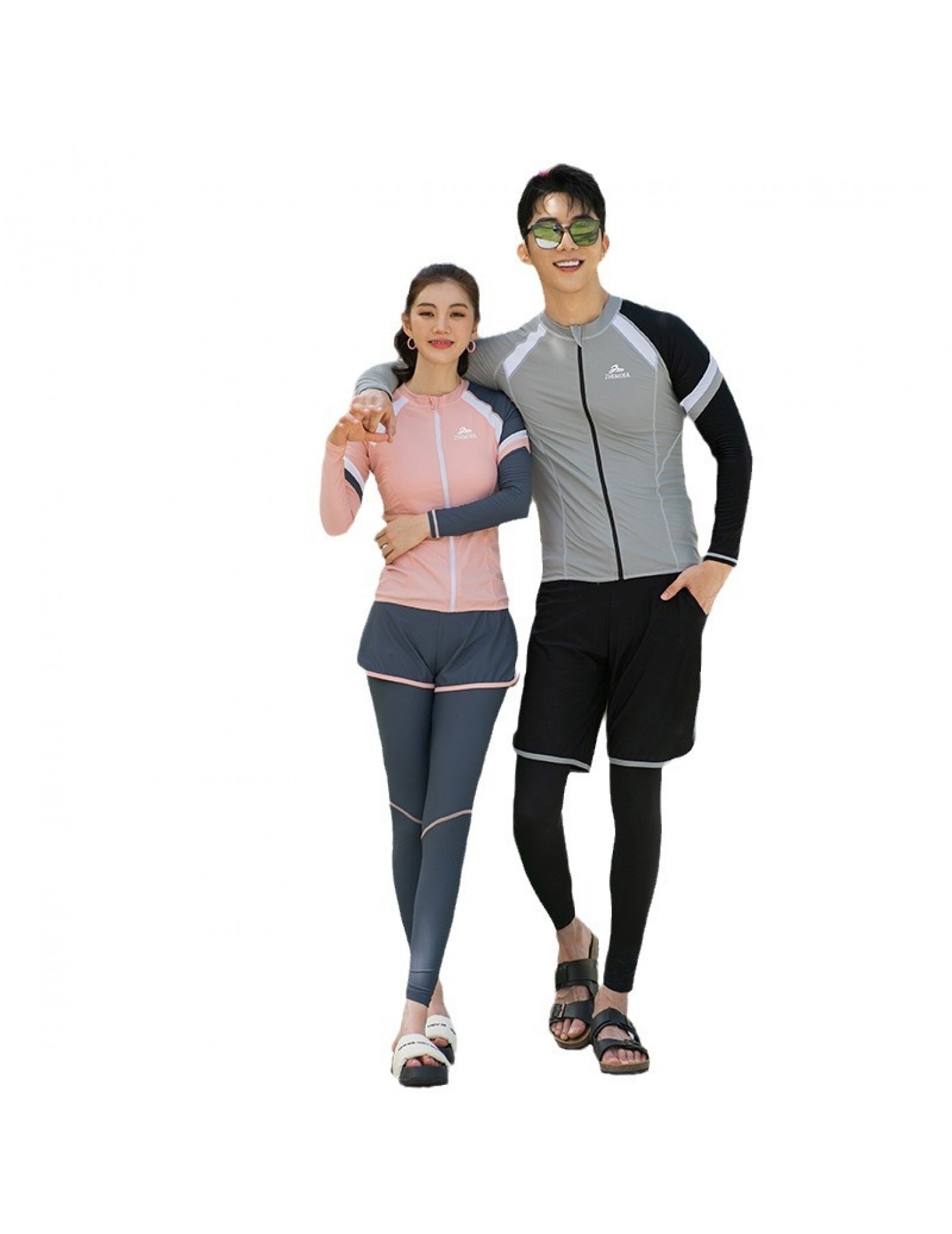 LKZ250230 LYCKA Korean Style Rash Guard Swimwear 