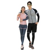 LKZ250230 LYCKA Korean Style Rash Guard Swimwear 