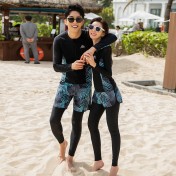 LKZ250231 LYCKA Korean Style Rash Guard Swimwear 