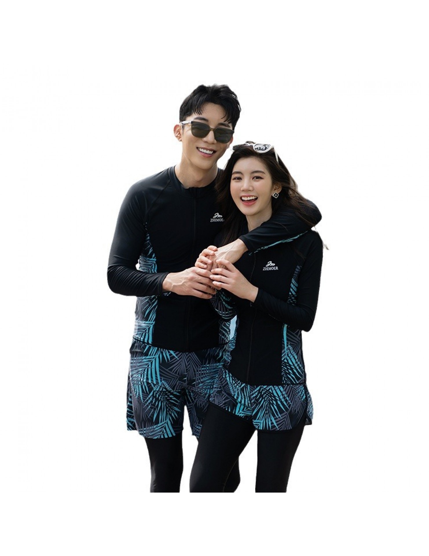 LKZ250231 LYCKA Korean Style Rash Guard Swimwear 