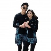 LKZ250231 LYCKA Korean Style Rash Guard Swimwear 